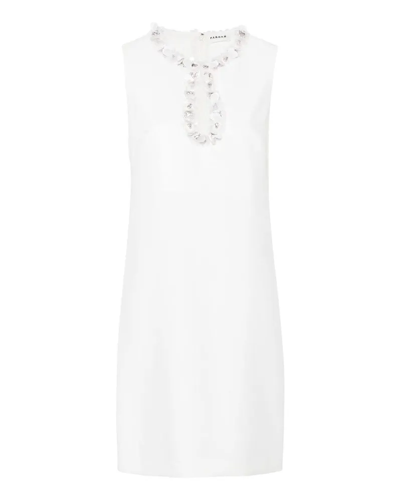 P.A.R.O.S.H. P. A.R. O.S. H. Knielanges Kleid - Weiß Weiß