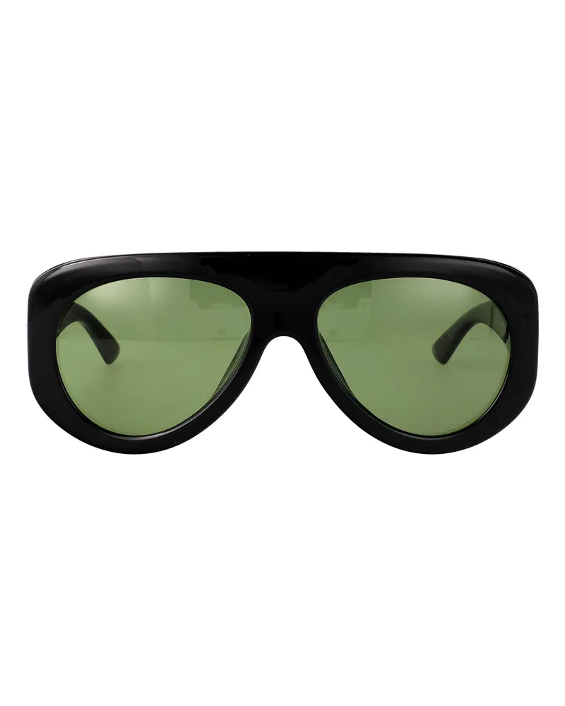 Bottega Veneta Sonnenbrille - Schwarz Schwarz