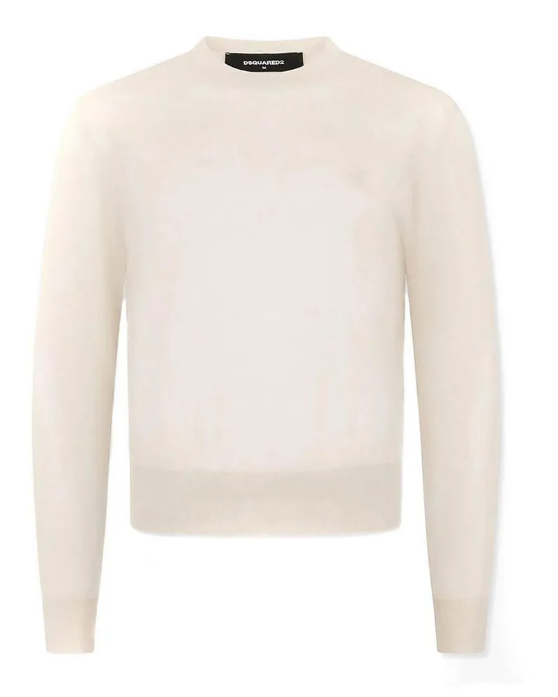Dsquared2 Rundhalspullover - Beige Beige