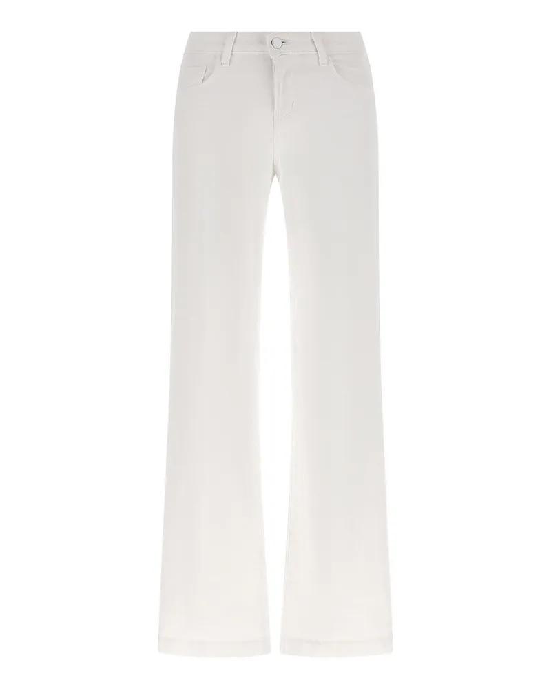L'Agence Straight Leg Jeans - Weiß Weiß