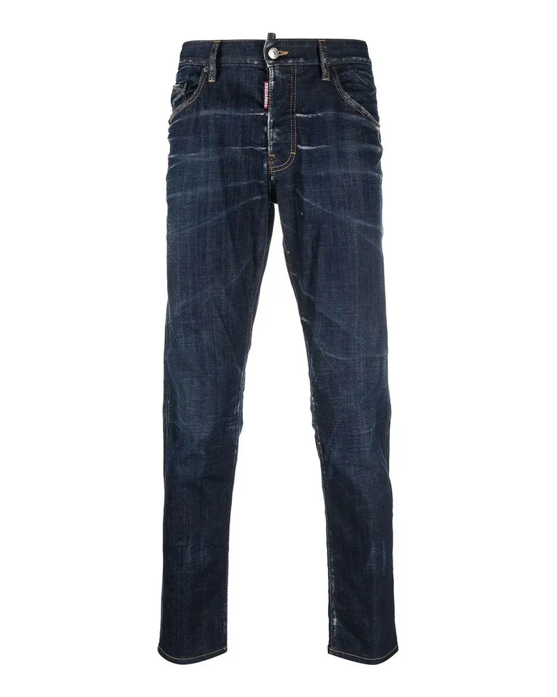 Dsquared2 Straight Leg Jeans Dunkles
