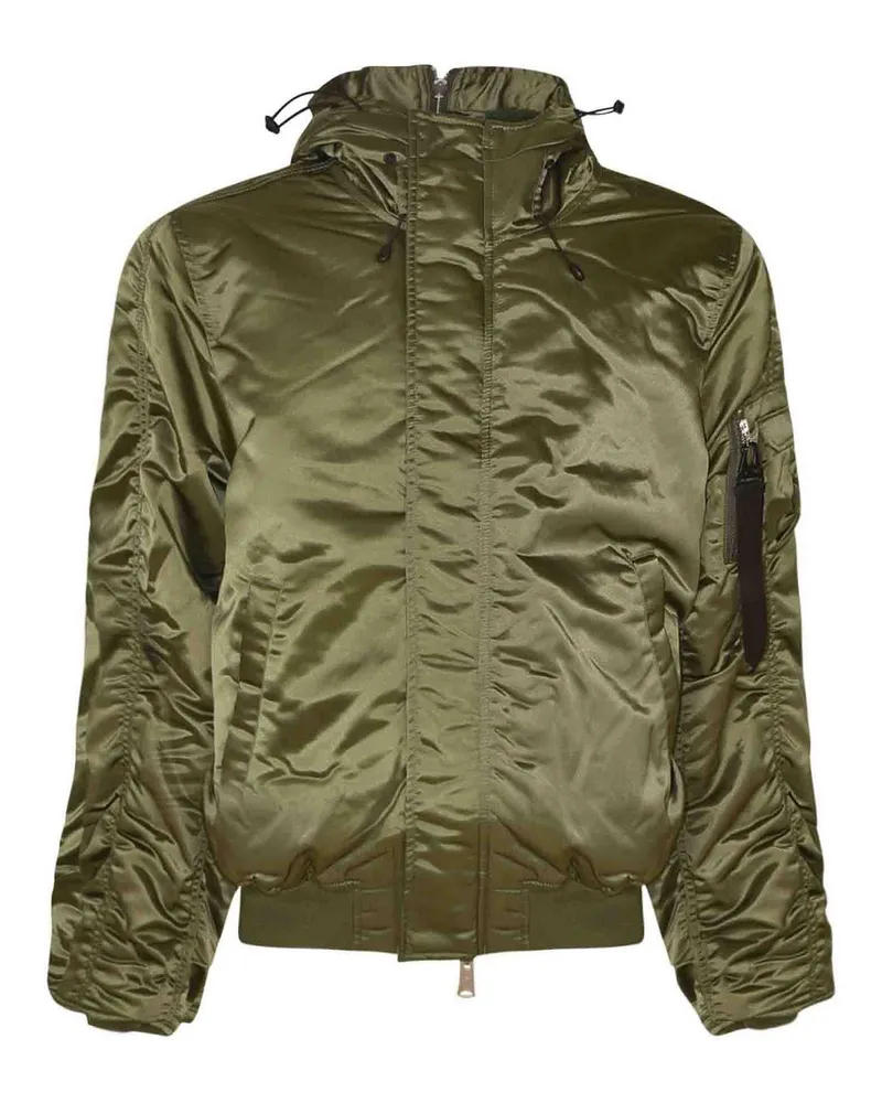 Alpha Industries Knielanger Mantel - Grün Grün