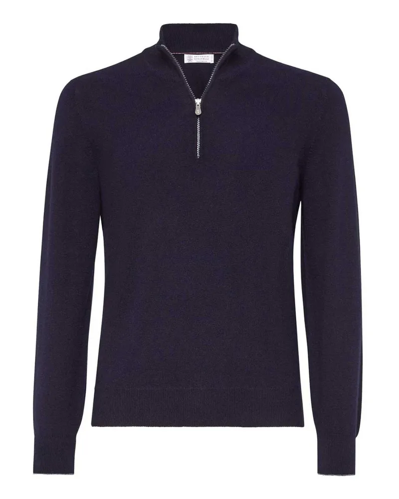 Brunello Cucinelli Rundhalspullover - Blau Blau