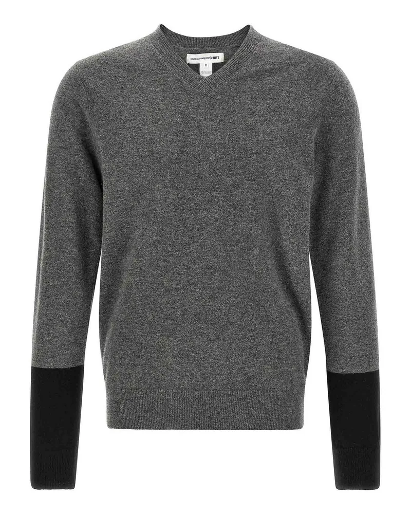 Comme des Garçons Rundhalspullover - Grau Grau