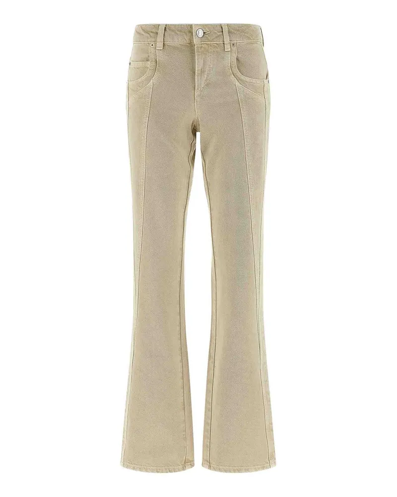 Étoile Isabel Marant Straight Leg Jeans - Beige Beige