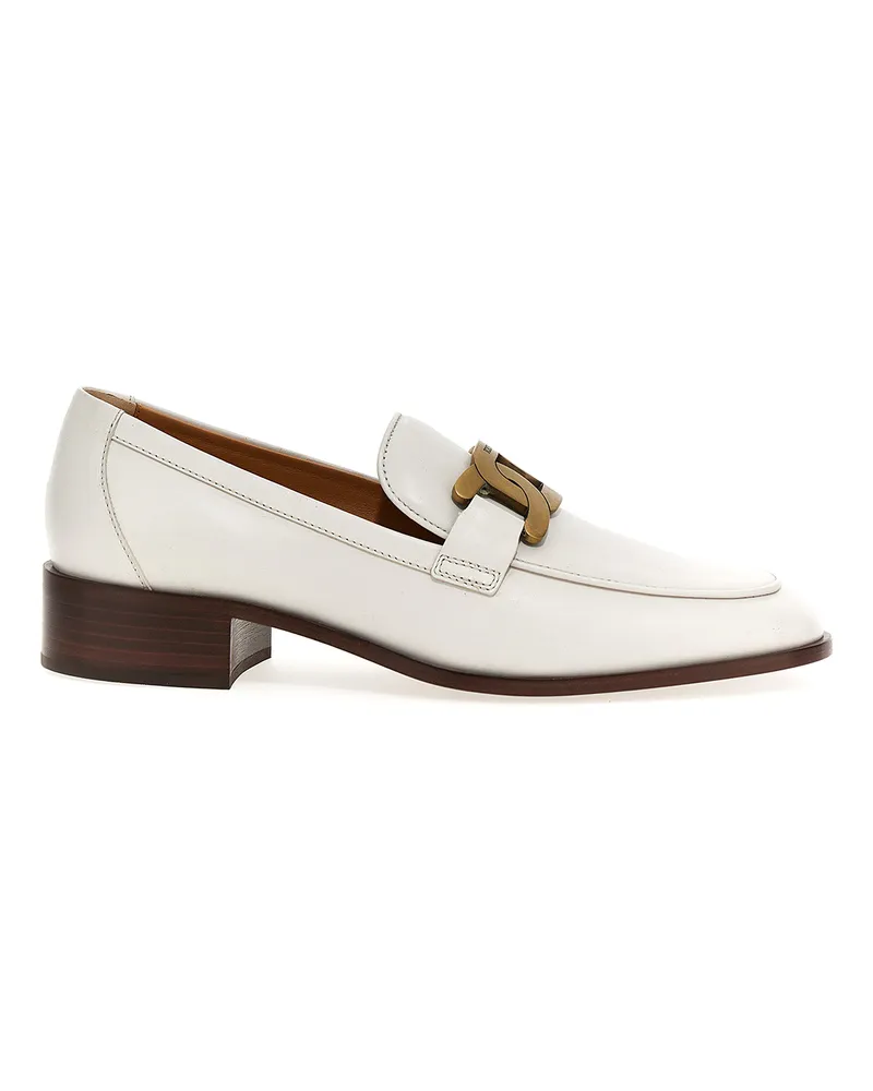 TOD'S Mokassins - Weiß Weiß