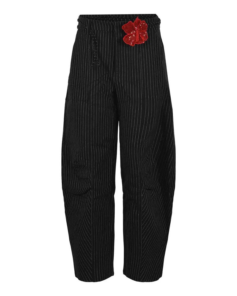ROTATE Birger Christensen Casual Hose - Schwarz Schwarz