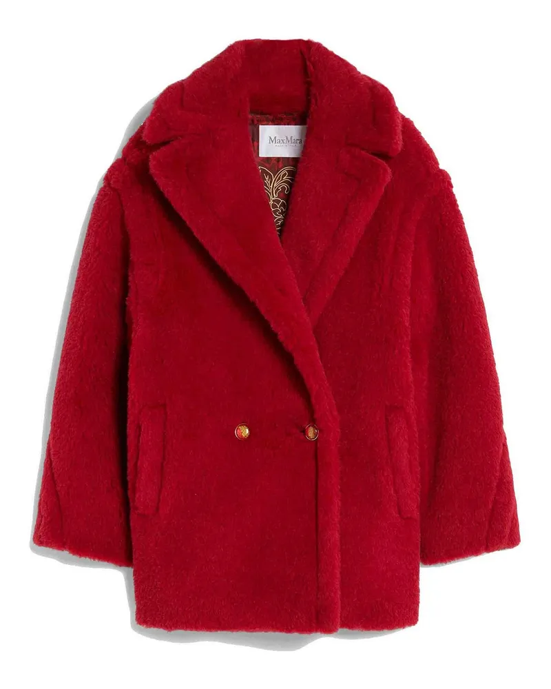 Max Mara Kurzer Mantel - Rot Rot