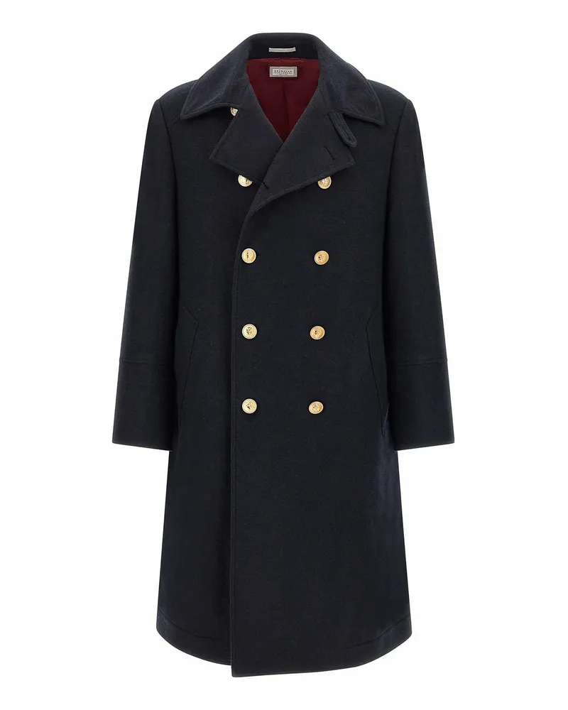 Brunello Cucinelli Trenchcoat - Blau Blau