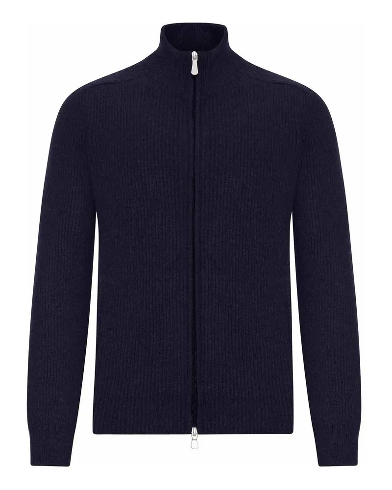 Gran Sasso Rundhalspullover - Blau Blau