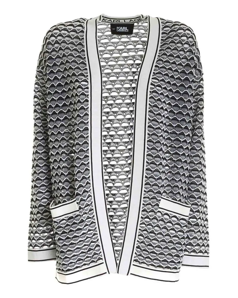 Karl Lagerfeld Cardigan - Schwarz Schwarz