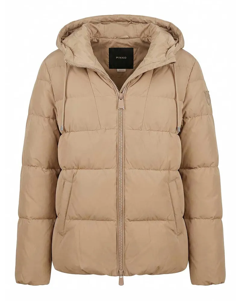 Pinko Kurzer Mantel - Beige Beige