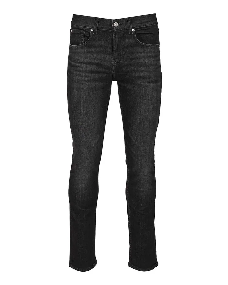 7 for all mankind Skinny Jeans - Schwarz Schwarz