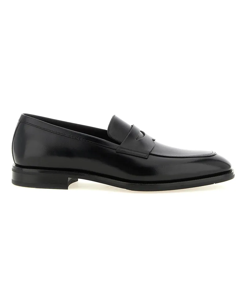 Santoni Mokassins - Schwarz Schwarz