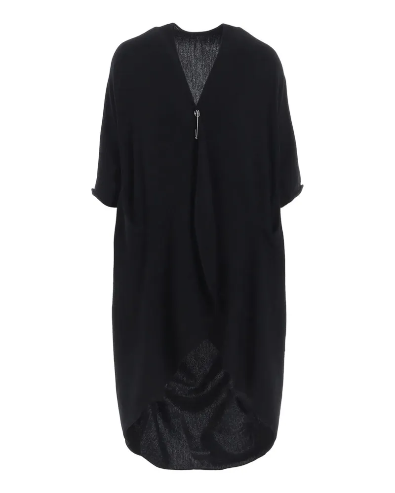 Yohji Yamamoto Rundhalspullover - Schwarz Schwarz