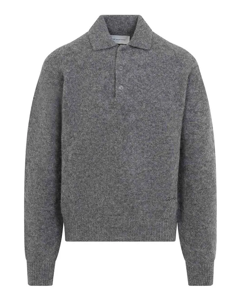 AMI Paris Poloshirt - Grau Grau
