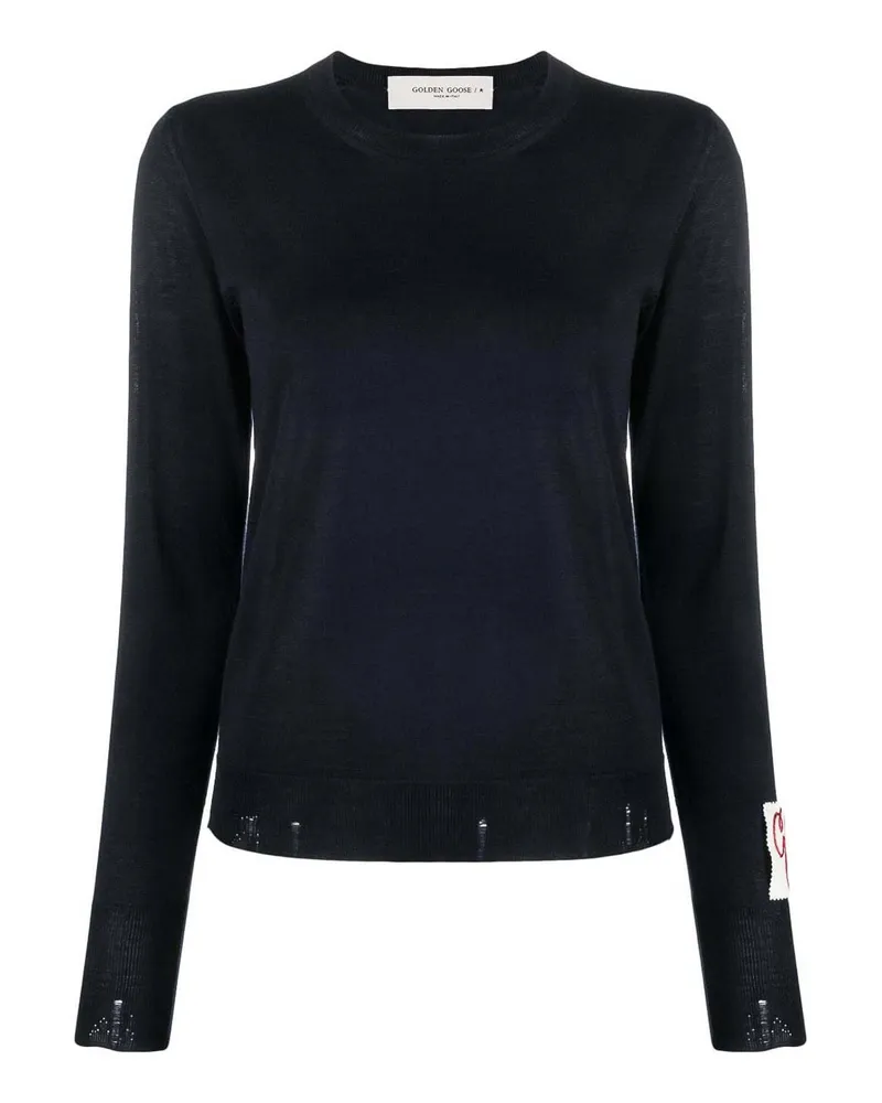 Golden Goose Rundhalspullover - Blau Blau