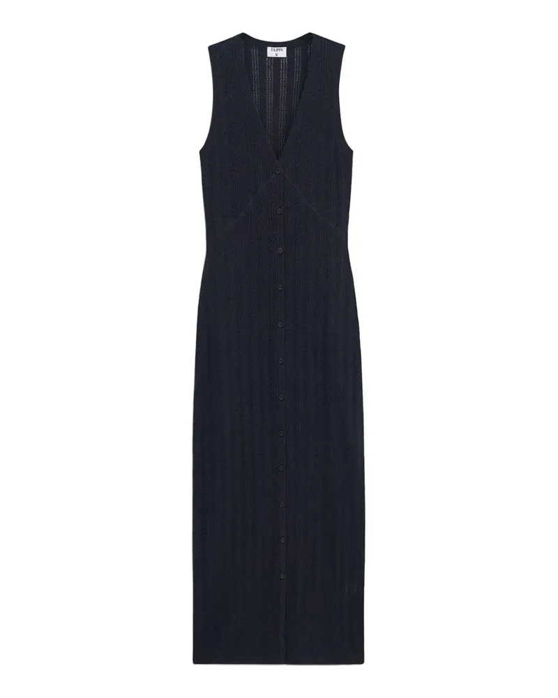 Filippa K Maxikleid - Schwarz Schwarz