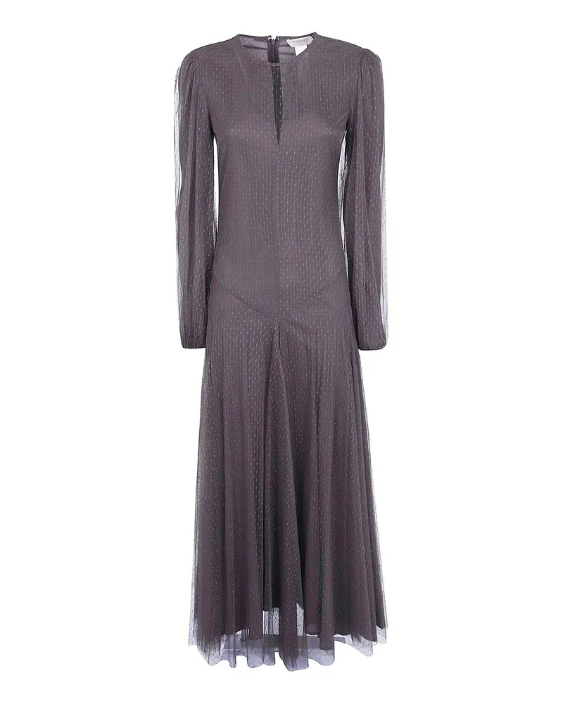 Twin-Set Maxikleid - Braun Braun