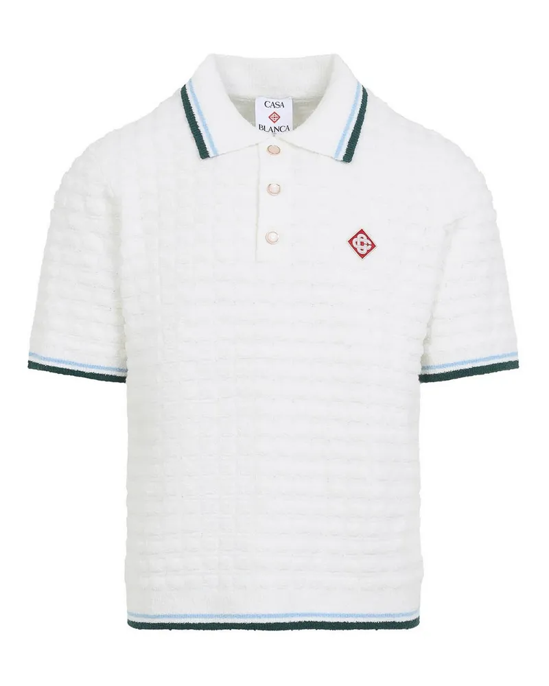 Casablanca Paris Poloshirt - Weiß Weiß