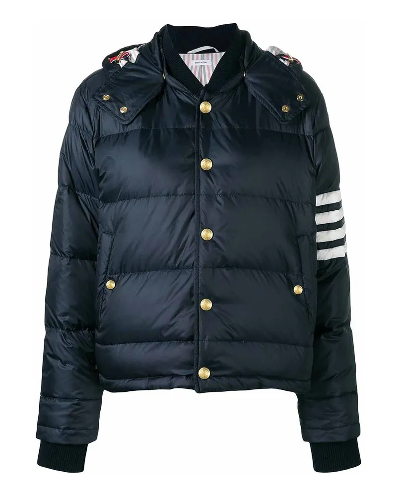 Thom Browne Bomberjacke - Dunkelblau Dunkelblau