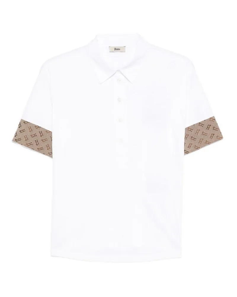 Herno Poloshirt - Weiß Weiß