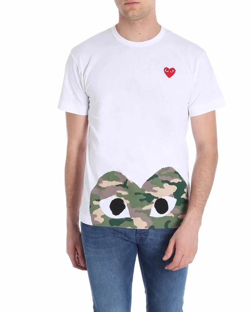 Comme des Garçons T-Shirt - Weiß Weiß