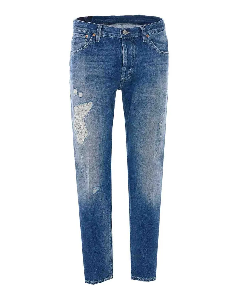 Dondup Straight Leg Jeans - Blau Blau
