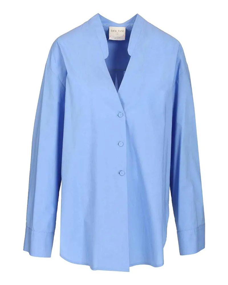 forte_forte Hemd - Hellblau Hellblau