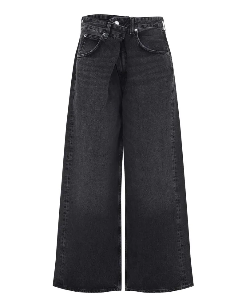 AGOLDE Straight Leg Jeans - Blau Blau