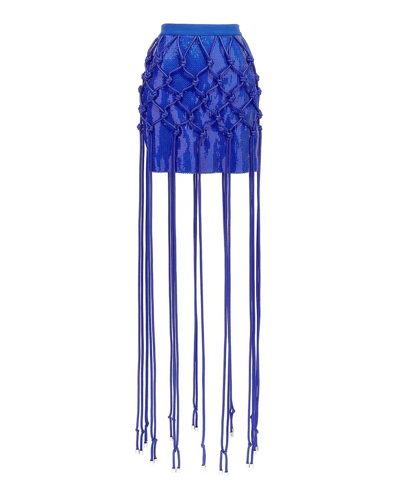 David Koma Minirock - Blau Blau