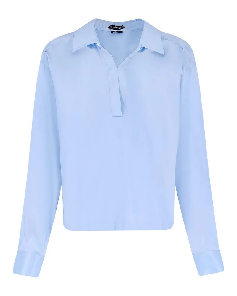 Tom Ford Hemd - Silber Silber