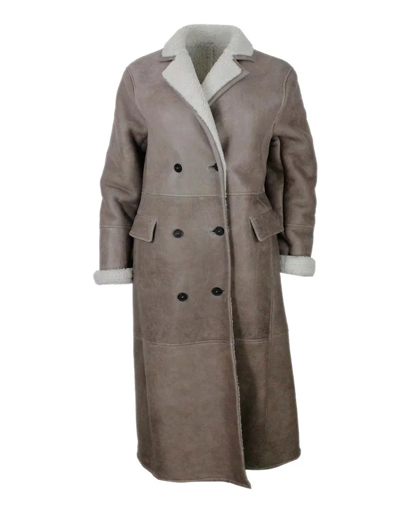 Antonelli Firenze Knielanger Mantel - Beige Beige