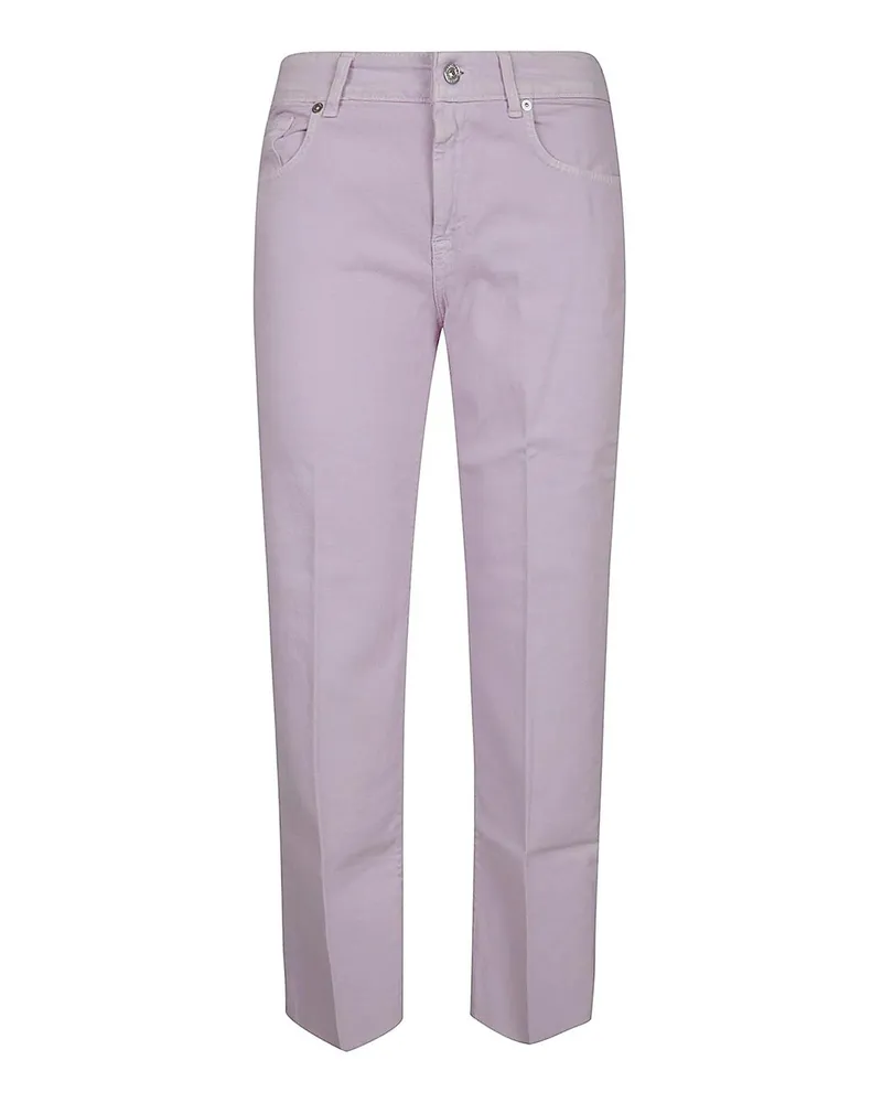 7 for all mankind Straight Leg Jeans - Rosa Rosa