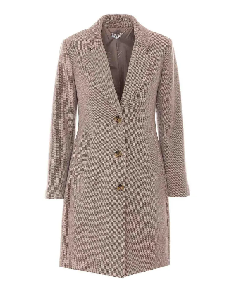 Liu Jo Knielanger Mantel - Beige Beige