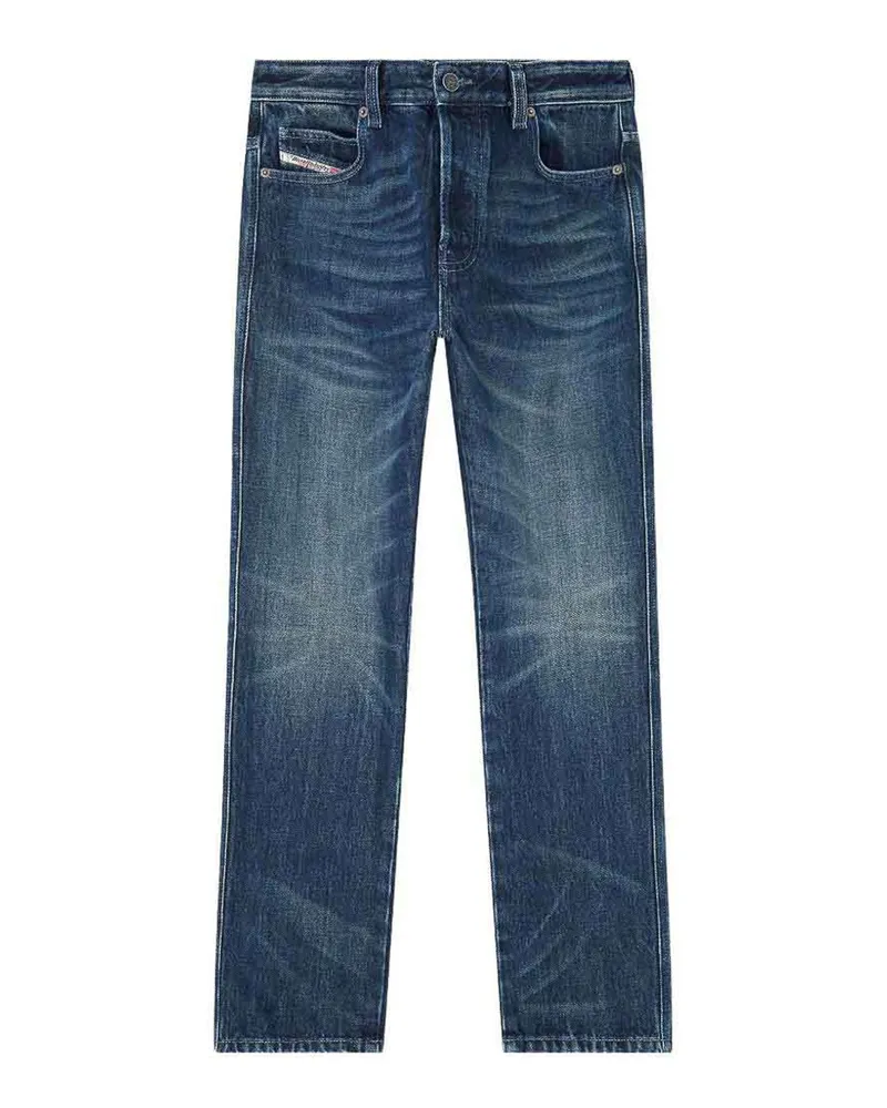 Diesel Straight Leg Jeans - Blau Blau