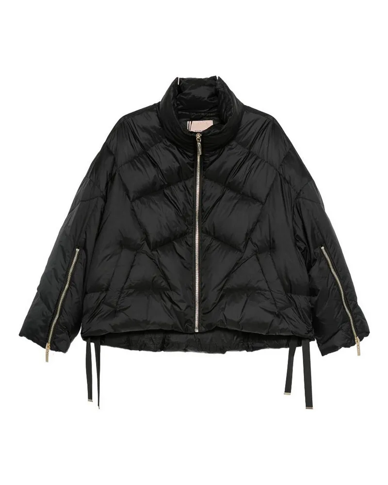 Twin-Set Rollkragenpullover - Schwarz Schwarz