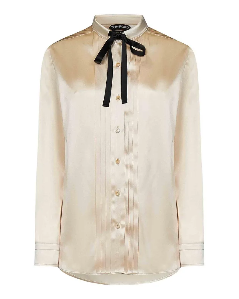 Tom Ford Hemd - Beige Beige