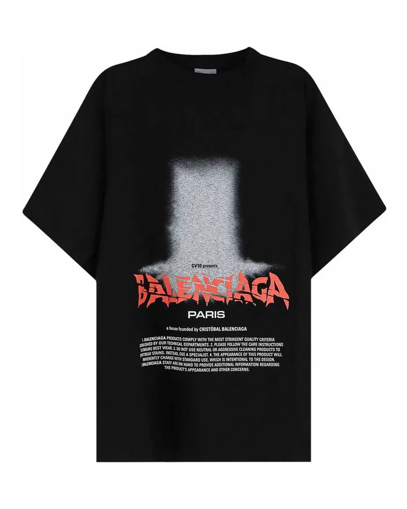 Balenciaga T-Shirt - Schwarz Schwarz