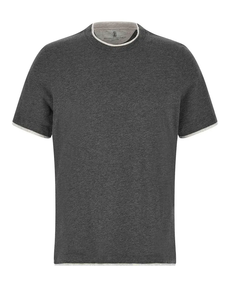 Brunello Cucinelli T-Shirt - Grau Grau