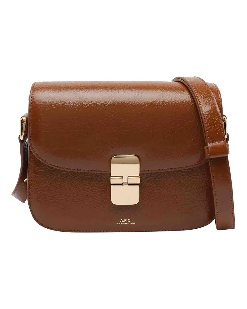 A.P.C. A. P.C. Umhängetasche - Braun Braun