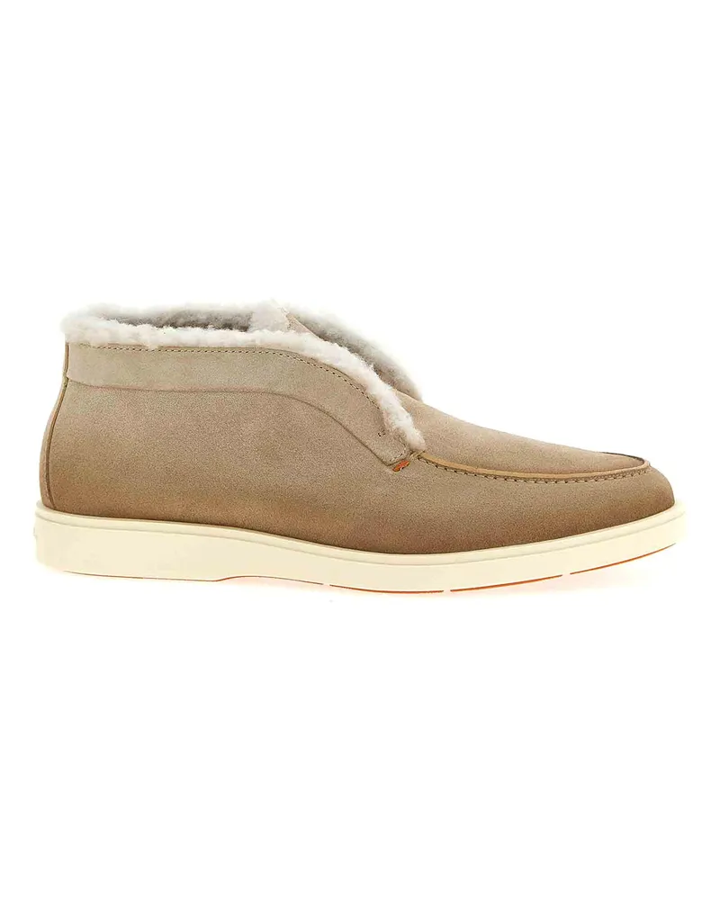 Santoni Stiefeletten - Beige Beige