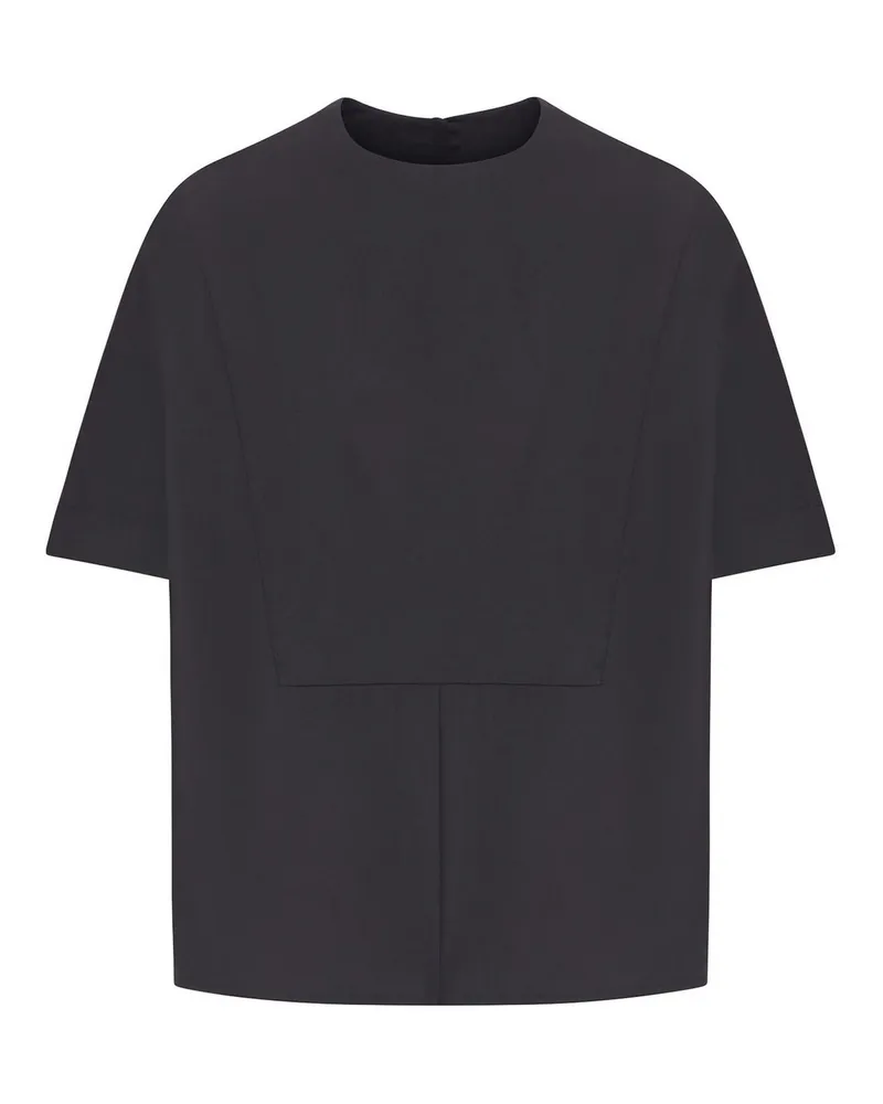 Jil Sander Rundhalspullover - Schwarz Schwarz