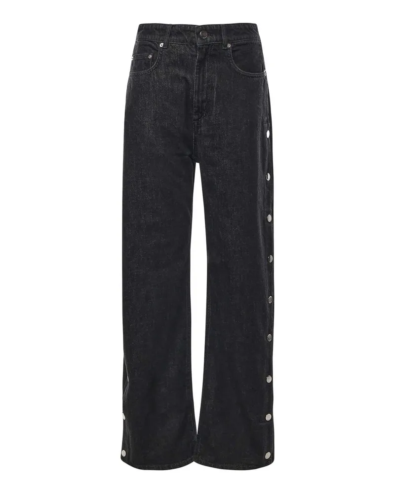 SPORTMAX Straight Leg Jeans - Schwarz Schwarz