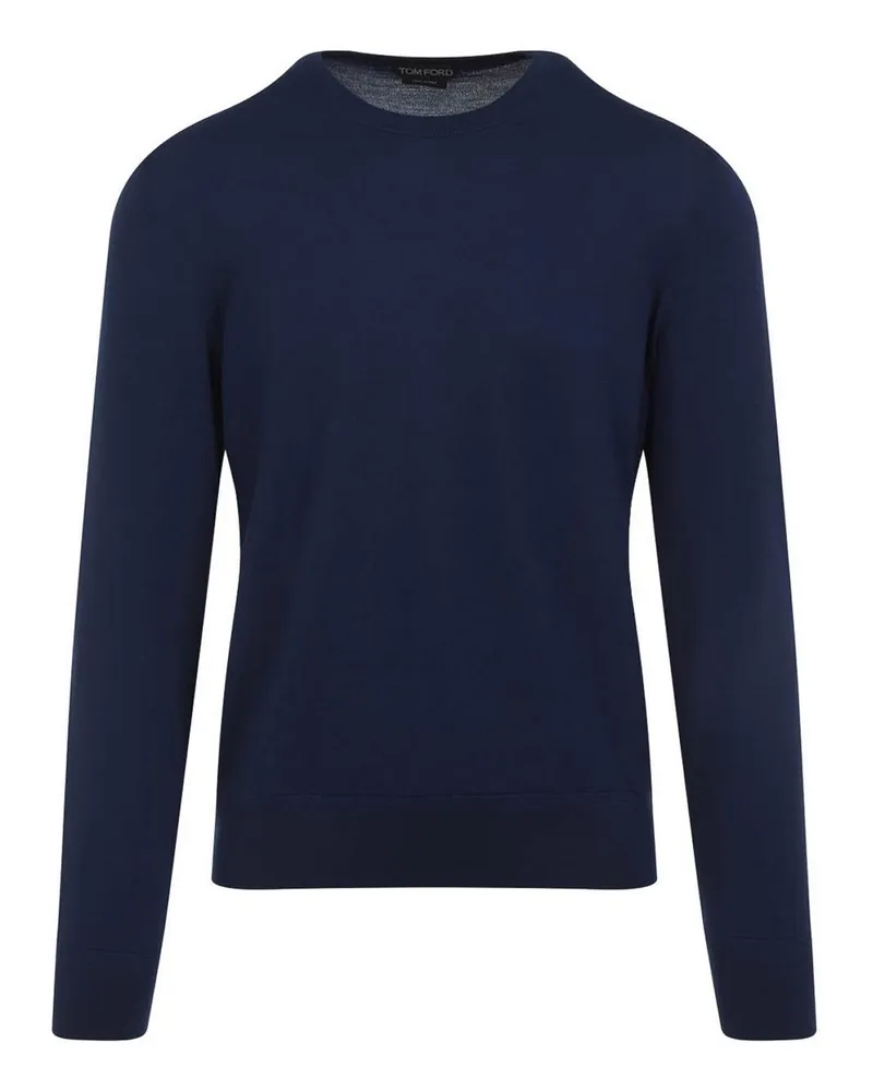 Tom Ford Rundhalspullover - Blau Blau