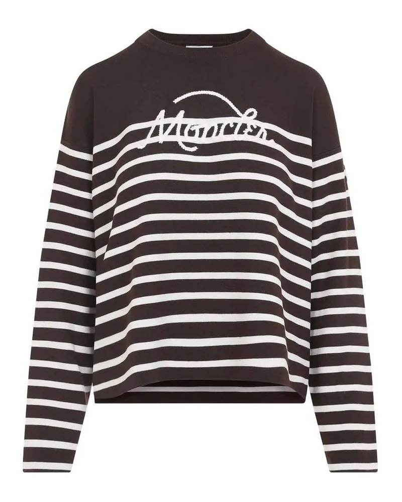 Moncler Rundhalspullover - Beige Beige