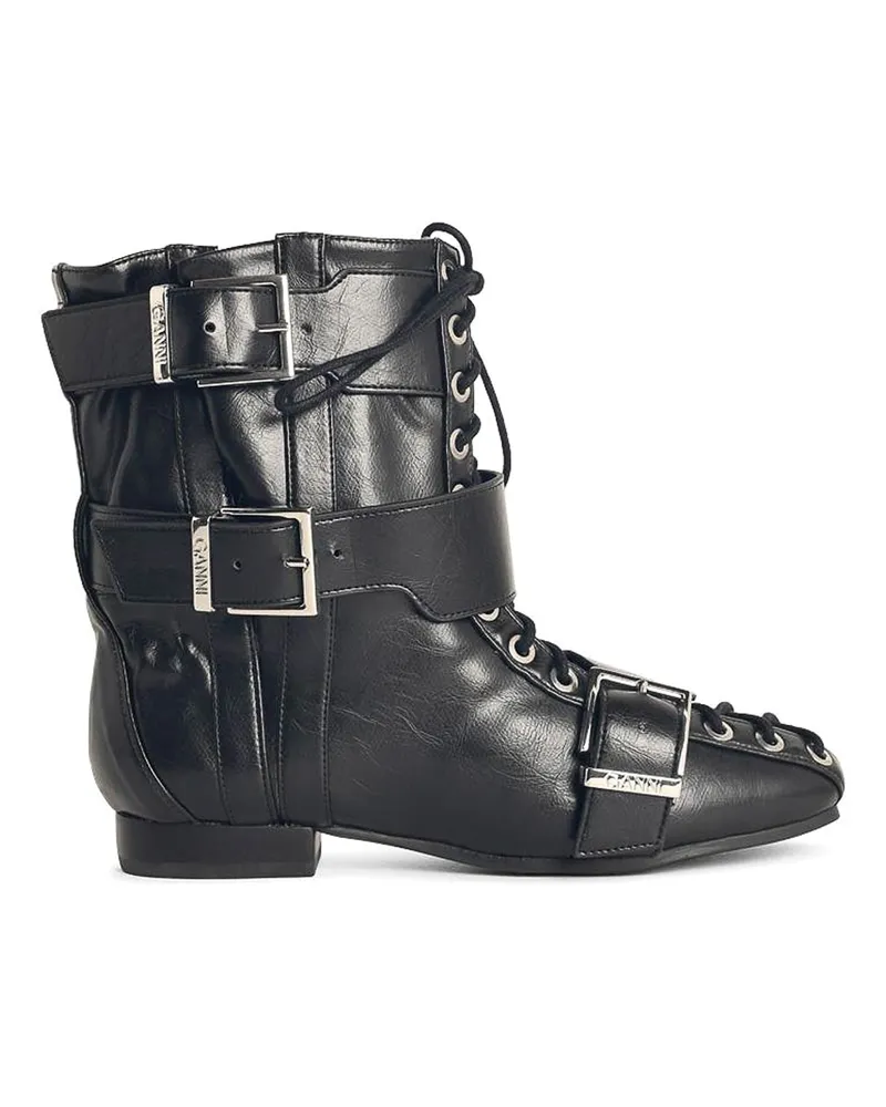 Ganni Stiefel - Schwarz Schwarz