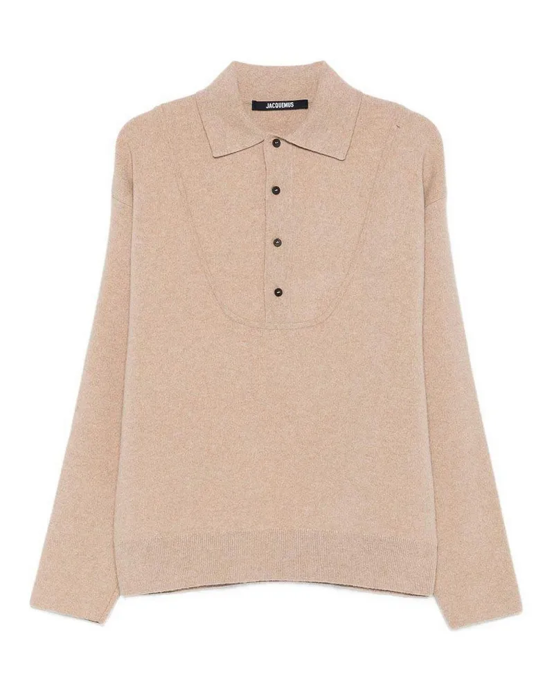Jacquemus Rundhalspullover - Beige Beige