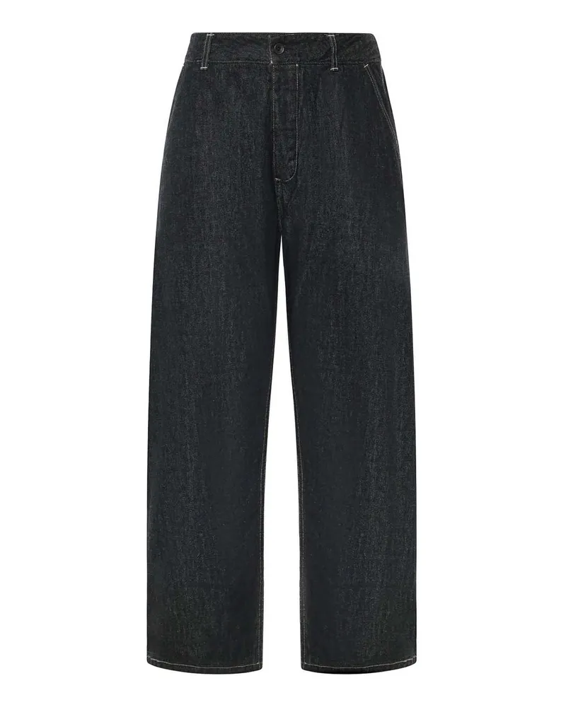Studio Nicholson Straight Leg Jeans - Schwarz Schwarz