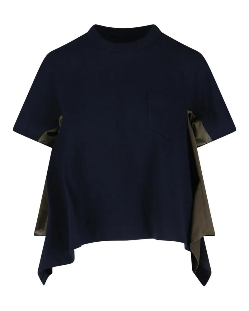Sacai T-Shirt - Blau Blau